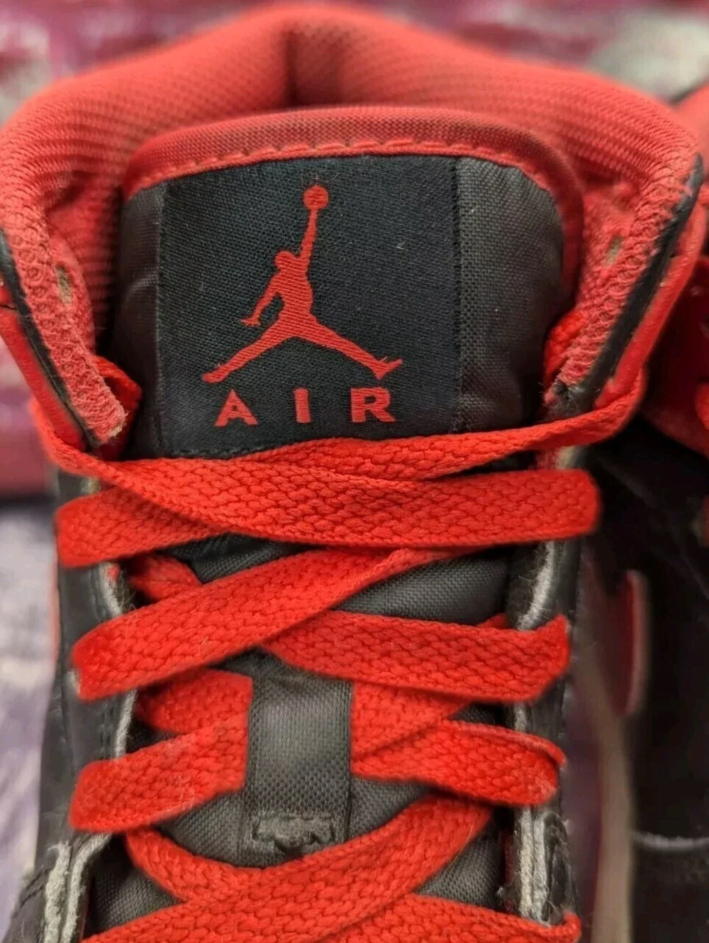 Nike Air Jordan 1 AJ1 Mid Alternate Bred Hi-Top Shoes Youth Kids Men 4 Women 5.5